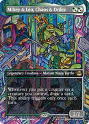 Mikey & Leo, Chaos & Order (Borderless) (TMT-200) [Teenage Mutant Ninja Turtles]