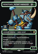 Rocksteady, Mutant Marauder (Borderless) (Surge Foil) (TMC-094) [Commander: Teenage Mutant Ninja Turtles] Foil