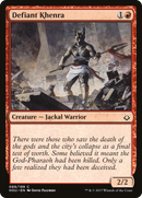 Defiant Khenra (HOU-089) [Hour of Devastation]