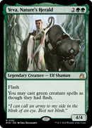 Yeva, Nature's Herald (RVR-162) [Ravnica Remastered] Foil