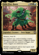 Felix Five-Boots (OTC-006) [Outlaws of Thunder Junction Commander] Foil