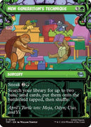 New Generation's Technique (Showcase) (TMT-240) [Teenage Mutant Ninja Turtles] Foil
