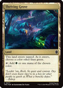 Thriving Grove (Surge Foil) (TMC-077) [Commander: Teenage Mutant Ninja Turtles] Foil