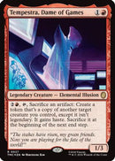 Tempestra, Dame of Games (Surge Foil) (TMC-027) [Commander: Teenage Mutant Ninja Turtles] Foil