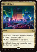 City of Brass (Surge Foil) (TMC-062) [Commander: Teenage Mutant Ninja Turtles] Foil