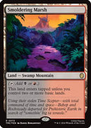 Smoldering Marsh (Surge Foil) (TMC-073) [Commander: Teenage Mutant Ninja Turtles] Foil