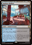 Sunken Hollow (Surge Foil) (TMC-076) [Commander: Teenage Mutant Ninja Turtles] Foil
