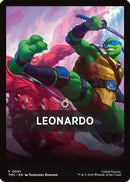 Leonardo Theme Card (TMC-001) [Commander: Teenage Mutant Ninja Turtles]