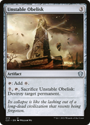 Unstable Obelisk (C21-272) [Commander 2021]