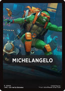 Michelangelo Theme Card (TMC-004) [Commander: Teenage Mutant Ninja Turtles]