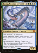 Koma, Cosmos Serpent (PPKHM-221P) [Promo Pack: Kaldheim Promos] Foil