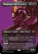 Shilgengar, Sire of Famine (Borderless) (MH3-366) [Modern Horizons 3] Foil