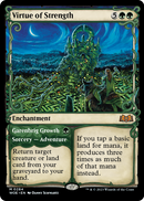 Virtue of Strength (Showcase) (WOE-284) [Wilds of Eldraine] Foil
