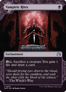 Vampiric Rites (WOT-037) (Showcase) (Borderless) [Wilds of Eldraine: Enchanting Tales] Foil