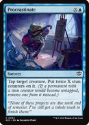 Procrastinate (SOS-064) [Secrets of Strixhaven] Foil