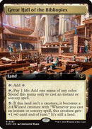 Great Hall of the Biblioplex (Extended Art) (SOS-361) [Secrets of Strixhaven] Foil