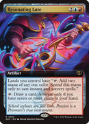 Resonating Lute (Extended Art) (SOS-355) [Secrets of Strixhaven] Foil
