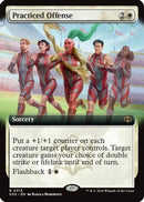 Practiced Offense (Extended Art) (SOS-313) [Secrets of Strixhaven] Foil
