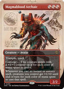 Magmablood Archaic (Borderless) (SOS-295) [Secrets of Strixhaven] Foil