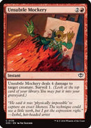 Unsubtle Mockery (SOS-136) [Secrets of Strixhaven] Foil