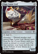 Page, Loose Leaf (SOS-250) [Secrets of Strixhaven] Foil