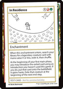 In Residence [Mystery Booster: Convention Edition Exclusives]