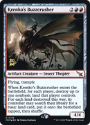 Krenko's Buzzcrusher (PRE-136) [Murders at Karlov Manor Promos] Foil