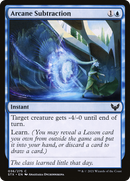 Arcane Subtraction (STX-036) [Strixhaven: School of Mages] Foil