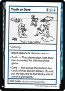 Truth or Dare (CMB1-032) [Mystery Booster Playtest Cards 2019]