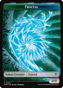 Fractal (0004) // Elemental (0002) Double-Sided Token (SOS-4 // 2) [Secrets of Strixhaven] Foil