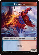 Elemental (0003) // Treasure Double-Sided Token (SOS-3 // 12) [Secrets of Strixhaven]
