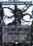 Tekuthal, Inquiry Dominus (Showcase) (Step-and-Compleat Foil) (ONE-431) (Borderless) [Phyrexia: All Will Be One] Foil