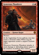 Generous Plunderer (PPOTJ-011) [Promo Pack: Outlaws of Thunder Junction] Foil