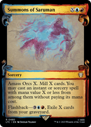 Summons of Saruman (Showcase Scrolls) (LTC-480) [Tales of Middle-earth Commander] Foil