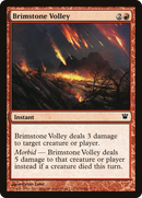 Brimstone Volley (ISD-132) [Innistrad] Foil
