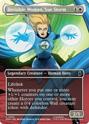 Invisible Woman, Sue Storm (Borderless) (MSH-323) [Marvel Super Heroes] Foil