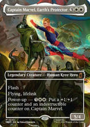 Captain Marvel, Earth's Protector (Borderless) (MSH-342) [Marvel Super Heroes] Foil