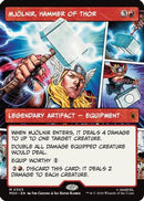 Mjolnir, Hammer of Thor (Borderless) (MSH-303) [Marvel Super Heroes]