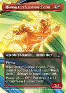 Human Torch, Johnny Storm (Borderless) (MSH-321) [Marvel Super Heroes] Foil