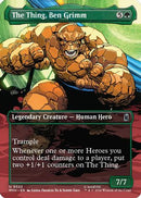 The Thing, Ben Grimm (Borderless) (MSH-322) [Marvel Super Heroes] Foil