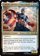 Captain America, Living Legend (MSH-210) [Marvel Super Heroes] Foil