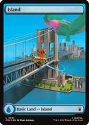 Island (MSH-435) (Surge Foil) [Marvel Super Heroes] Foil