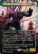 T'Challa, the Black Panther (Borderless) (Surge Foil) (MSC-881) [Commander: Marvel Super Heroes] Foil