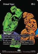 Primal Vigor (Borderless) (MAR-081) [Marvel Universe Eternal-Legal] Foil