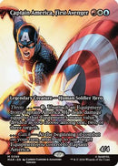 Captain America, First Avenger (Borderless) (MAR-088) [Marvel Universe Eternal-Legal] Foil