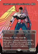 Captain America, Wings of Freedom (Borderless) (MSH-353) [Marvel Super Heroes] Foil