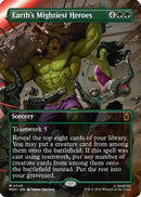 Earth's Mightiest Heroes (Borderless) (MSH-349) [Marvel Super Heroes] Foil