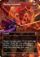 Blazing Crescendo (Borderless) (MSH-340) [Marvel Super Heroes] Foil