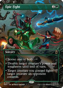 Epic Fight (Borderless) (MSH-351) [Marvel Super Heroes] Foil