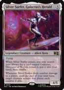 Silver Surfer, Galactus's Herald (Surge Foil) (MSC-010) [Commander: Marvel Super Heroes] Foil